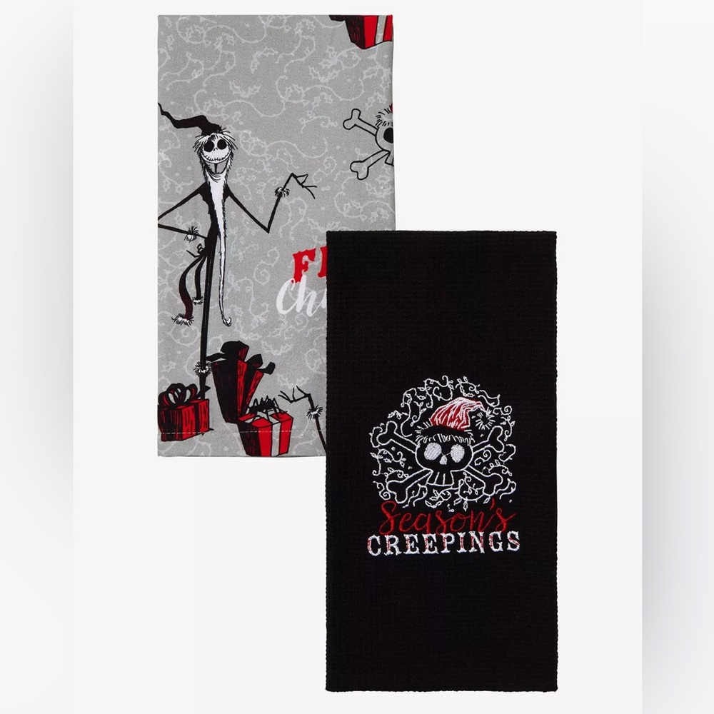 The Nightmare Before Christmas Season's Creepings Kitchen Towel Set Hot Topic
